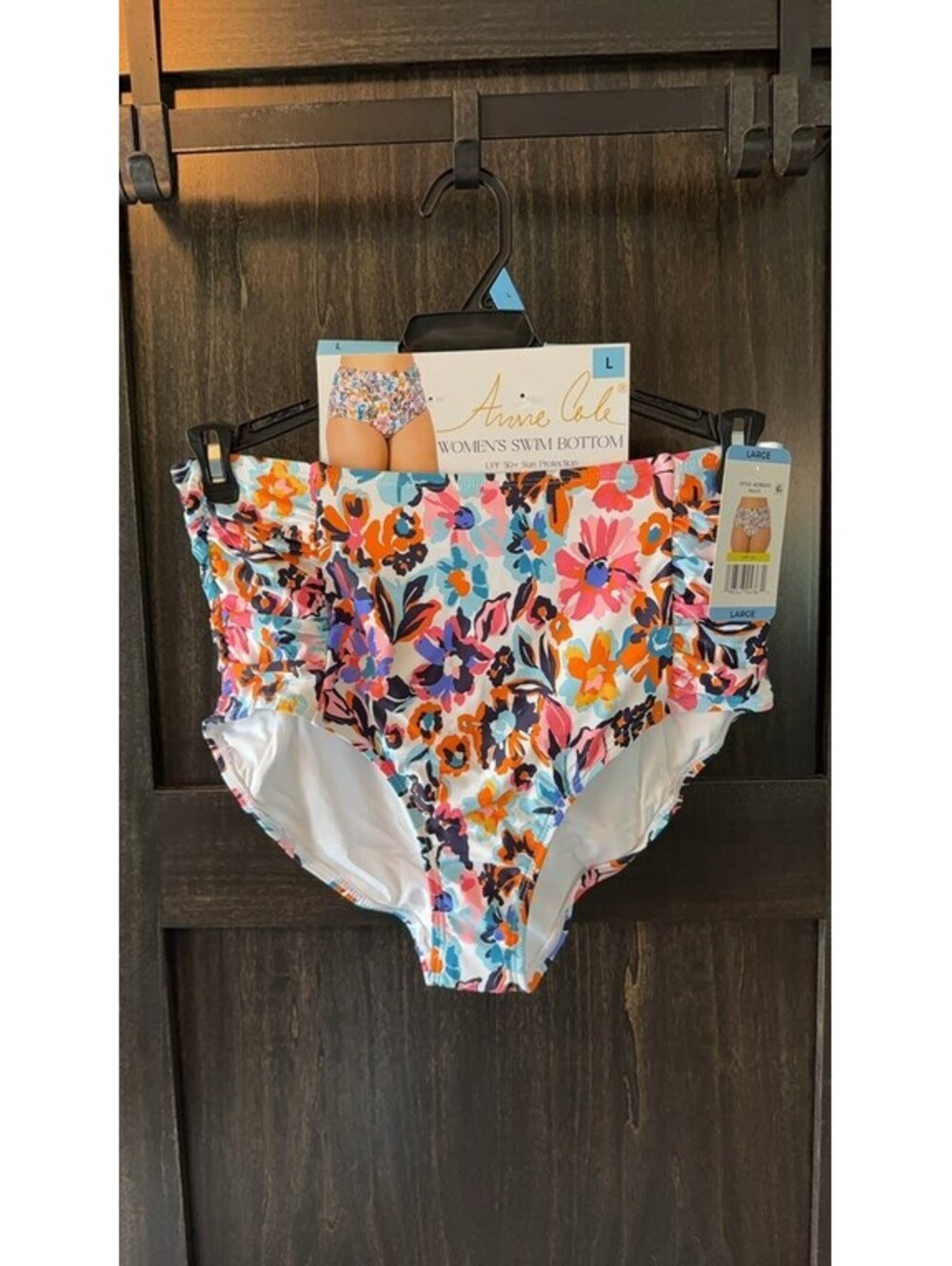 Anne Cole Women's Floral High-Waisted Swim Bottom